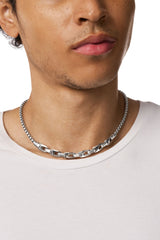 Women's Stainless steel chain necklace Silver
