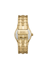 Men's Vert Three-Hand Date Gold-Tone Stainless Steel Watch Gold