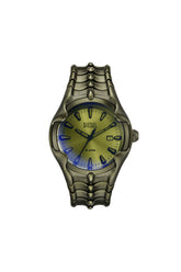 Men's Vert Three-Hand Date Green Stainless Steel Watch Green
