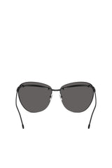 Women's Wraparound shape sunglasses Grey