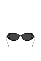 Women's Cat-eye style sunglasses Black