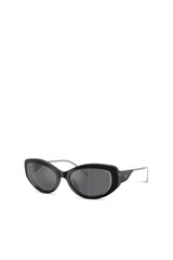 Women's Cat-eye style sunglasses Black