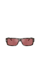 Men's Rectangle sunglasses Red