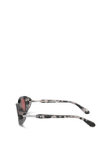 Women's Wrap-around shape sunglasses Multicolor