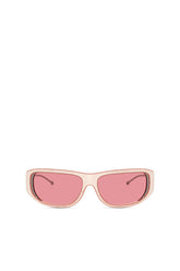 Women's Wraparound style sunglasses Pink