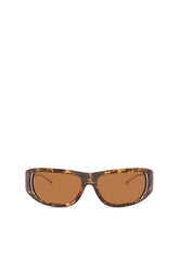 Women's Wraparound style sunglasses Brown