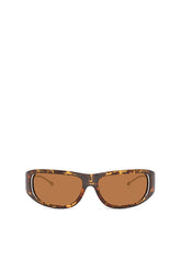 Women's Wraparound style sunglasses Brown