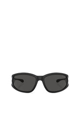 Women's Rectangular sunglasses in acetate Brown