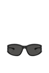 Women's Rectangular sunglasses in acetate Brown