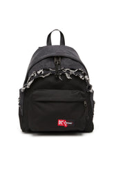 Women's Backpack in destroyed denim and CORDURA® Black
