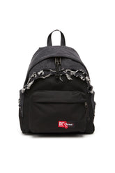 Women's Backpack in destroyed denim and CORDURA® Black