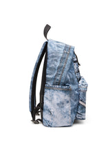 Women's Backpack in trompe l'oeil denim Blue