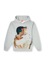 Women's Hoodie with graphic print Grey