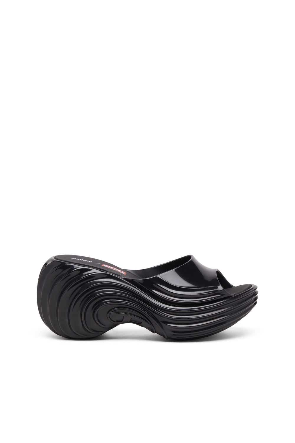 Women's Platform mule in Melflex® Black