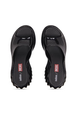 Women's Platform mule in Melflex® Black