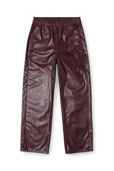 Men's Pants with logo in burgundy Red