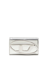 Women's Wallet bag in mirrored leather Silver