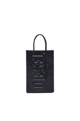 Men's Dsl 3D M-PU tote bag with embossed logo Black