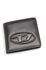 Women's Bi-fold wallet in leather Black