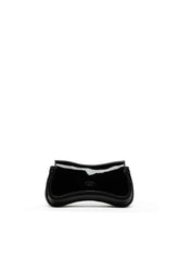 Women's Play-Clutch in glossy PU Black