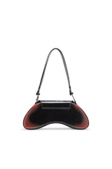 Women's Play-Shoulder bag in printed glossy PU Multicolor