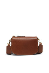 Women's 1DR-Camera bag in pull-up leather Brown