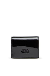Women's Wallet in glossy PU Black