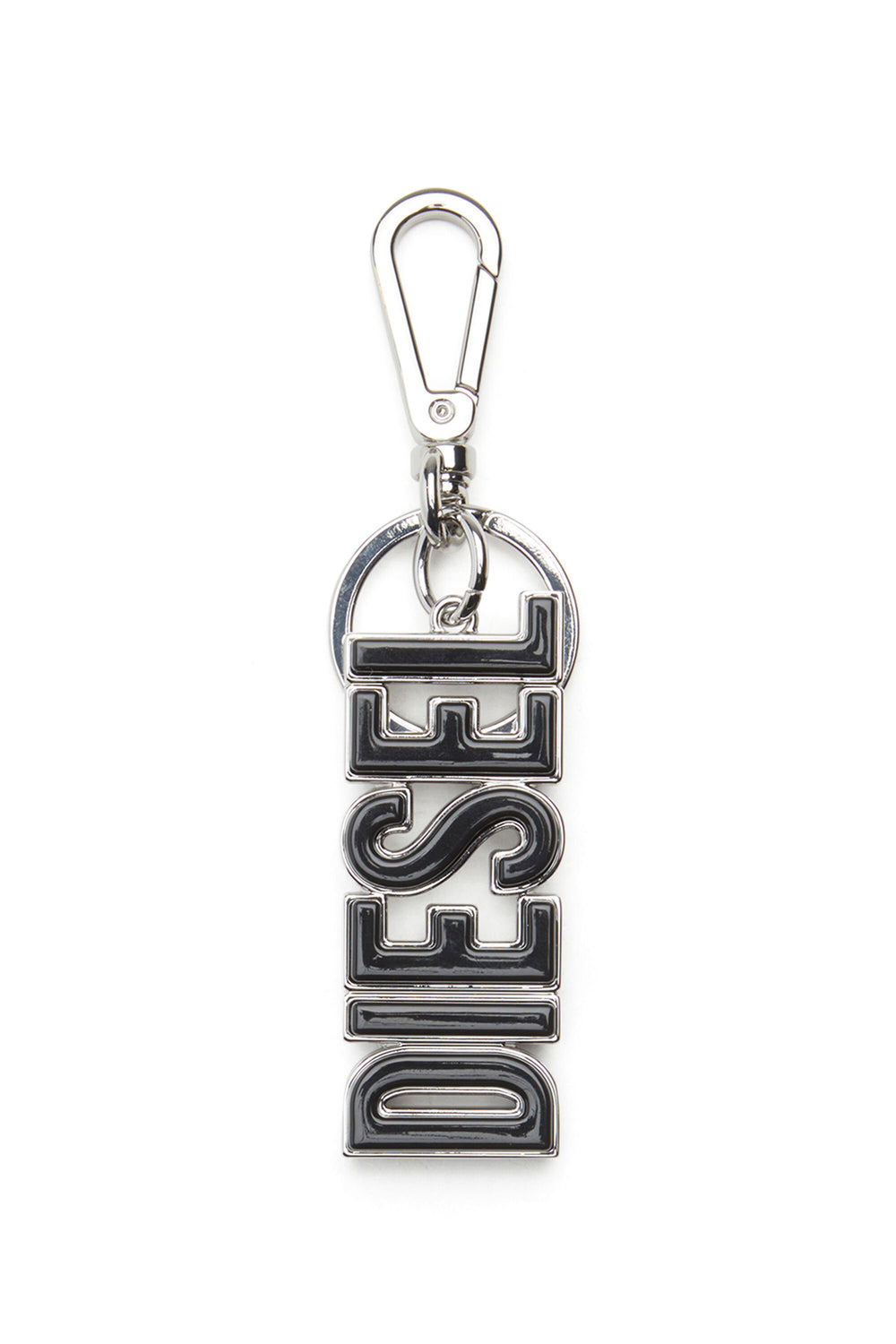 Men's Metal and resin DIESEL keyring Black