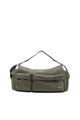 Women's Multi-Pkts-Multipocket duffle bag in utilitarian shell Green