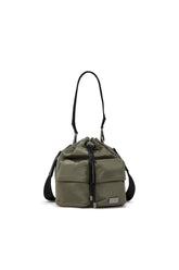 Women's Multi-Pkts-Multipocket bucket bag in utilitarian shell Green