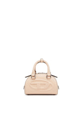 Women's 1DR Dome-Leather mini bowling bag Pink