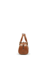 Women's 1DR Dome-Mini bowling bag in pull-up leather Brown