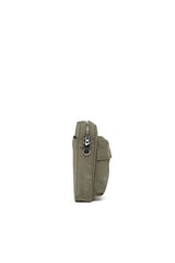 Women's Multi-Pkts-Crossbody bag in utilitarian shell Green