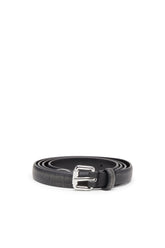 Women's 1.4cm belt with slim buckle Black