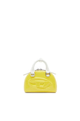 Women's 1DR Dome-Mini crossbody bag with naplak effect Yellow