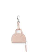 crinkled naplak Pink Women's Bag charm in glossy