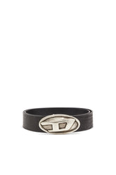 Men's 4 cm belt with Oval D buckle Black