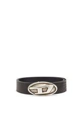 Men's 4 cm belt with Oval D buckle Black