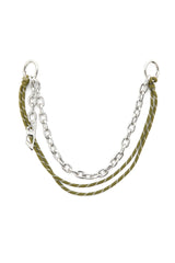 Women's Charm in chain and rope Silver