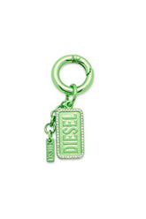 Women's Metal keyring with Diesel logo and rhinestones Blue