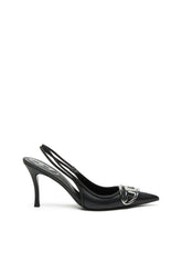 D-VENUS SB Woman: Slingback pumps in nappa leather, D logo