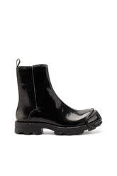Men's D-Hammer - Leather boots with zipper Black