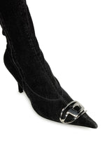 Women's D-Venus-Over the knee boot Black