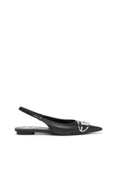 Women's D-Venus-Slingback flats in nappa leather Black