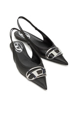 Women's D-Venus-Slingback flats in nappa leather Black
