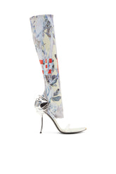 Women's D-Ten&Half-Hybrid sandals with graphic print Multicolor