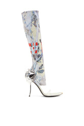 Women's D-Ten&Half-Hybrid sandals with graphic print Multicolor