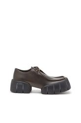 Men's D-Tex-Moccasin-style shoes in brushed leather Brown