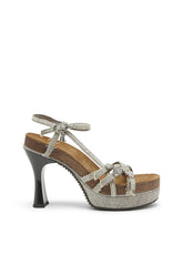 Women's D-Woodstock-Strappy platform sandals in denim Grey