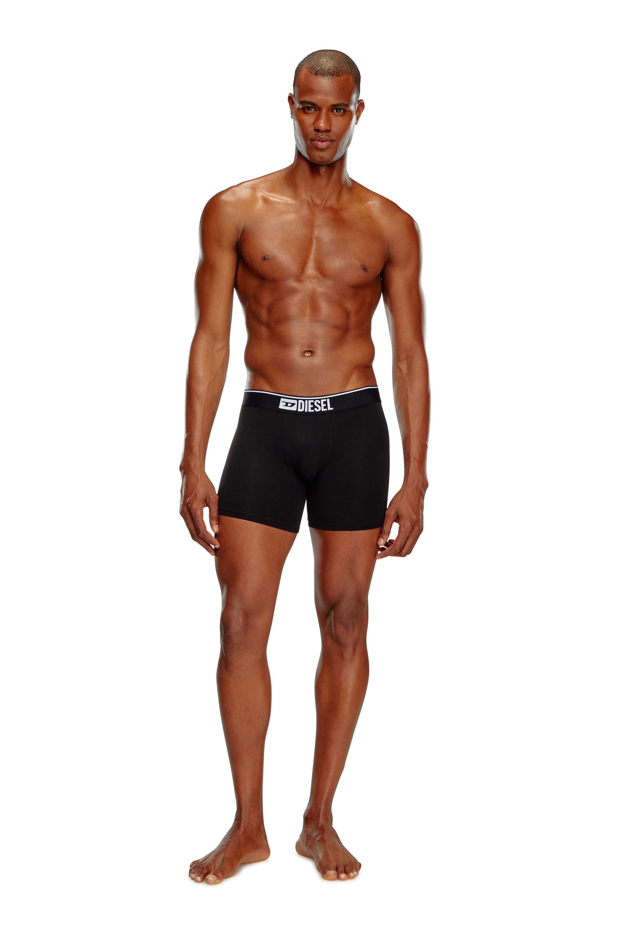 UMBX-SEBASTIANTHREEP Man: Pack of plain long boxer briefs